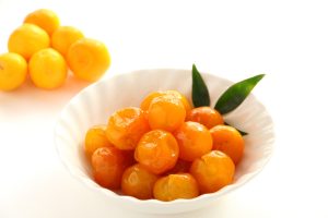 きんかん（金柑）類を冷凍・保存・解凍調理する方法