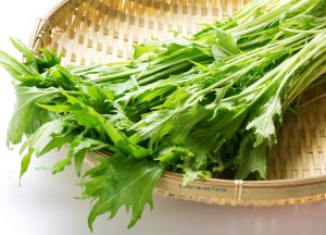 水菜（みずな）を冷凍・保存・解凍調理する方法