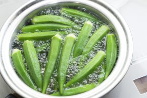 オクラを冷凍・保存・解凍調理する方法