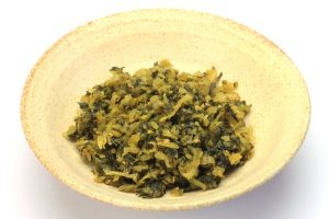たかな（高菜）を冷凍・保存・解凍調理する方法